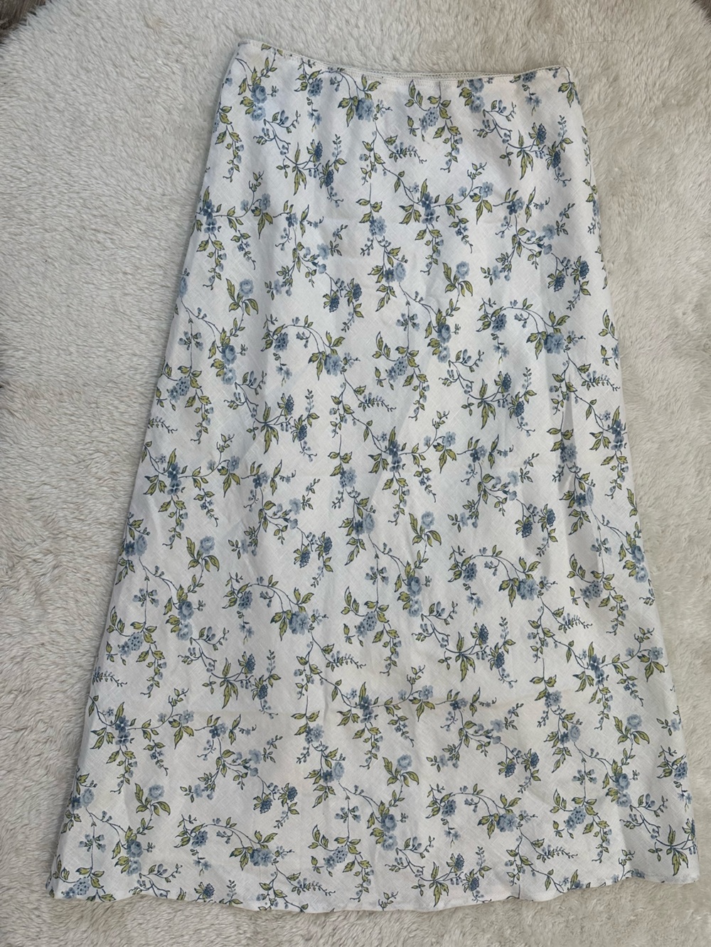 Reformation Layla Linen Skirt - Nostalgia - Picture 5 of 7